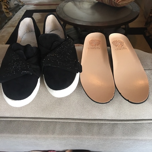 Vince camuto suede black sandals size 8.5 - Picture 8 of 8